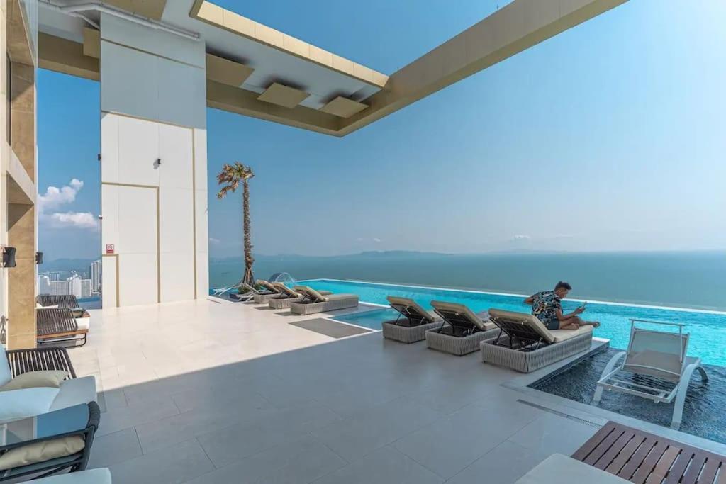 Sea View 5 Star Facilities Luxury Stay At Pattaya Bãi biển Jomtien Ngoại thất bức ảnh