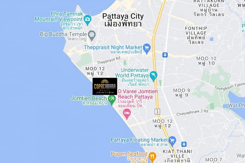 Sea View 5 Star Facilities Luxury Stay At Pattaya Bãi biển Jomtien Ngoại thất bức ảnh